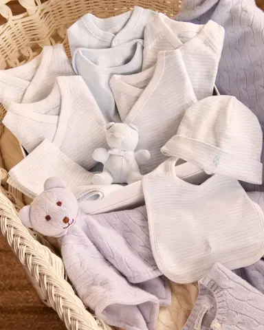 Polo Ralph Lauren Boy's 11-Piece Organic Cotton Gift Set, Size Newborn-9M | Thumbnail 3 Polo Ralph Lauren Boy's 11-Piece Organic Cotton Gift Set, Size Newborn-9M | Thumbnail 3