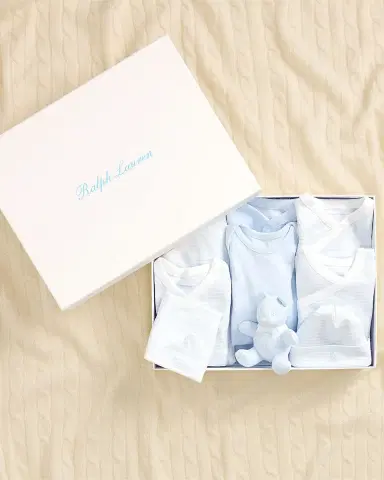 Polo Ralph Lauren Boy's 11-Piece Organic Cotton Gift Set, Size Newborn-9M | Thumbnail 7 Polo Ralph Lauren Boy's 11-Piece Organic Cotton Gift Set, Size Newborn-9M | Thumbnail 7