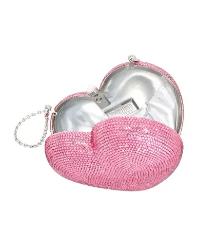 Judith Leiber Couture L 'Amour Petit Coeur Crystal Minaudiere | Thumbnail 1 Judith Leiber Couture L 'Amour Petit Coeur Crystal Minaudiere | Thumbnail 1