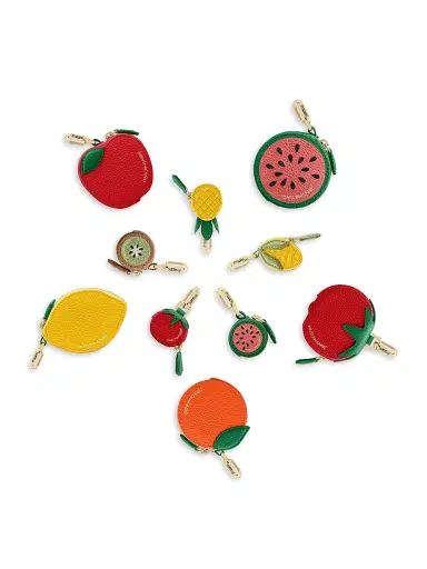 MAISON de SABRÉ Women's The Sabrémoji Fruit Coin Purse - Apple | Thumbnail 5 MAISON de SABRÉ Women's The Sabrémoji Fruit Coin Purse - Apple | Thumbnail 5