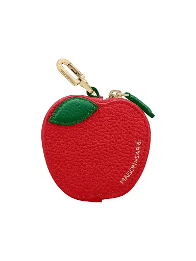 MAISON de SABRÉ Women's The Sabrémoji Fruit Coin Purse - Apple | Thumbnail 1 MAISON de SABRÉ Women's The Sabrémoji Fruit Coin Purse - Apple | Thumbnail 1
