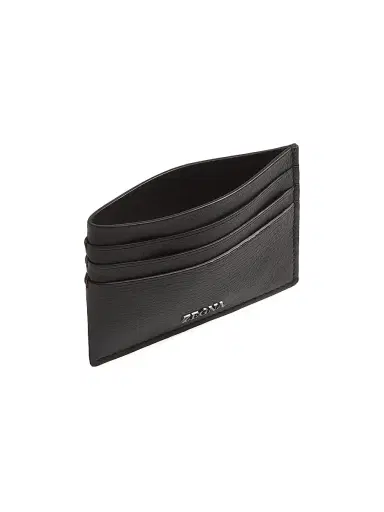 Zegna Men's Secondskin Card Case - Dark Brown | Thumbnail 2 Zegna Men's Secondskin Card Case - Dark Brown | Thumbnail 2