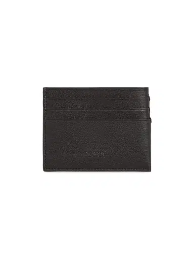 Zegna Men's Secondskin Card Case - Dark Brown | Thumbnail 3 Zegna Men's Secondskin Card Case - Dark Brown | Thumbnail 3