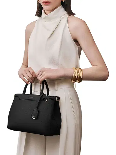 MAISON de SABRÉ Women's The Palais Top Handle Bag - Black Caviar | Thumbnail 2 MAISON de SABRÉ Women's The Palais Top Handle Bag - Black Caviar | Thumbnail 2