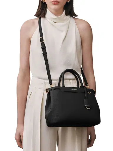 MAISON de SABRÉ Women's The Palais Top Handle Bag - Black Caviar | Thumbnail 3 MAISON de SABRÉ Women's The Palais Top Handle Bag - Black Caviar | Thumbnail 3