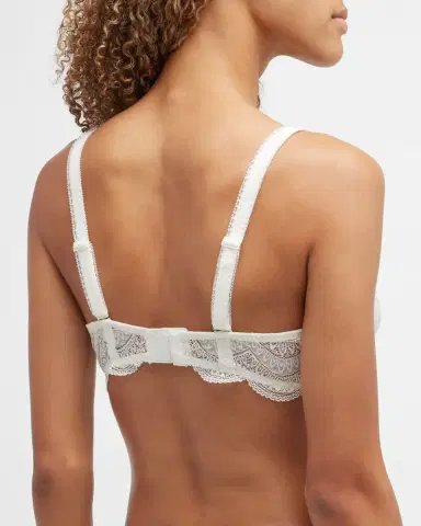 Simone Pérèle Karma Demi-Cup Convertible Lace Bra | Thumbnail 3 Simone Pérèle Karma Demi-Cup Convertible Lace Bra | Thumbnail 3