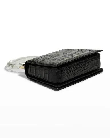 ALEXIS BITTAR Lucite Quad Croc-Embossed Top-Handle Bag | Thumbnail 7 ALEXIS BITTAR Lucite Quad Croc-Embossed Top-Handle Bag | Thumbnail 7