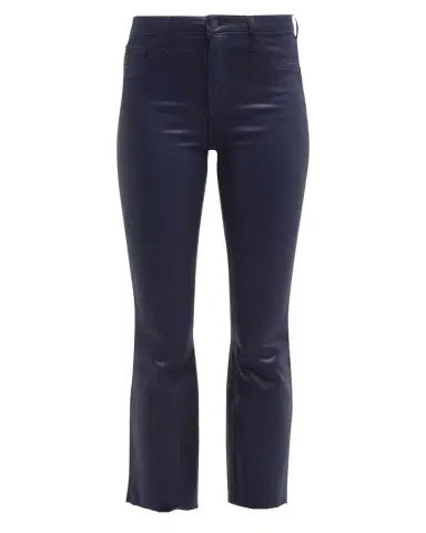 L'Agence Kendra High-Rise Coated Crop Flare Jeans | Thumbnail 1 L'Agence Kendra High-Rise Coated Crop Flare Jeans | Thumbnail 1