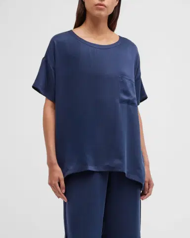 Lunya Washable Silk Tee Pant Set | Thumbnail 2 Lunya Washable Silk Tee Pant Set | Thumbnail 2