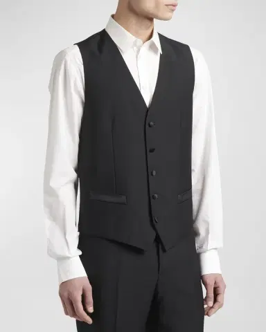 Dolce & Gabbana Men's Martini Two-Piece Tuxedo with Vest | Thumbnail 3 Dolce & Gabbana Men's Martini Two-Piece Tuxedo with Vest | Thumbnail 3