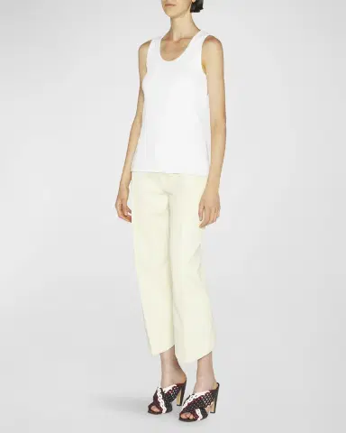 Bottega Veneta Dry Stretch Cotton Ribbed Tank Top | Thumbnail 3 Bottega Veneta Dry Stretch Cotton Ribbed Tank Top | Thumbnail 3