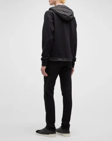 Zegna Men's 5-Pocket Black Wash Denim Jeans | Thumbnail 2 Zegna Men's 5-Pocket Black Wash Denim Jeans | Thumbnail 2