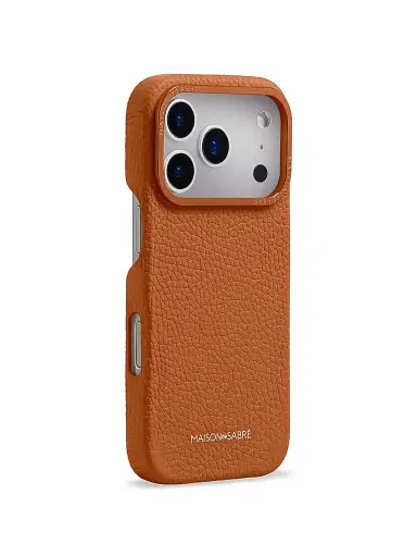 MAISON de SABRÉ Leather Phone Case (iPhone 17 Pro Max) - Pecan Brown | Thumbnail 3 MAISON de SABRÉ Leather Phone Case (iPhone 17 Pro Max) - Pecan Brown | Thumbnail 3