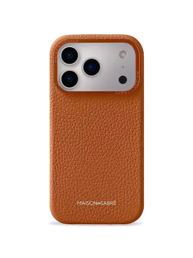 MAISON de SABRÉ Leather Phone Case (iPhone 17 Pro Max) - Pecan Brown | Thumbnail 1 MAISON de SABRÉ Leather Phone Case (iPhone 17 Pro Max) - Pecan Brown | Thumbnail 1
