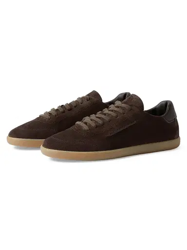 ZEGNA Men's 232 Suede Sneakers - Dark Brown | Thumbnail 2 ZEGNA Men's 232 Suede Sneakers - Dark Brown | Thumbnail 2