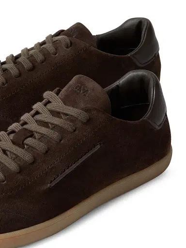 ZEGNA Men's 232 Suede Sneakers - Dark Brown | Thumbnail 5 ZEGNA Men's 232 Suede Sneakers - Dark Brown | Thumbnail 5