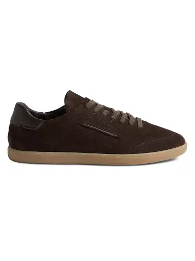 ZEGNA Men's 232 Suede Sneakers - Dark Brown | Thumbnail 1 ZEGNA Men's 232 Suede Sneakers - Dark Brown | Thumbnail 1