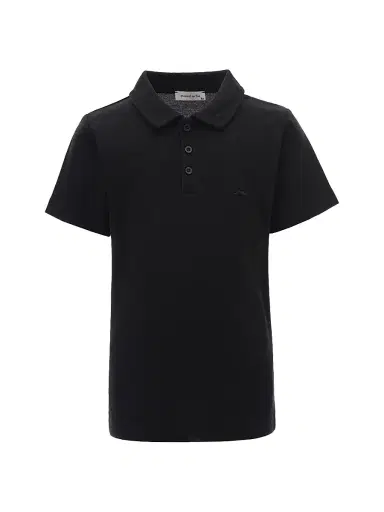 Moustache Little Boy's & Boy's Solid Polo Shirt - Black - Size 14 | Thumbnail 1 Moustache Little Boy's & Boy's Solid Polo Shirt - Black - Size 14 | Thumbnail 1