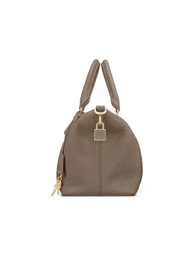 MAISON de SABRÉ Women's Leather Crossbody Weekender Bag - Cashmere Clay | Thumbnail 5 MAISON de SABRÉ Women's Leather Crossbody Weekender Bag - Cashmere Clay | Thumbnail 5
