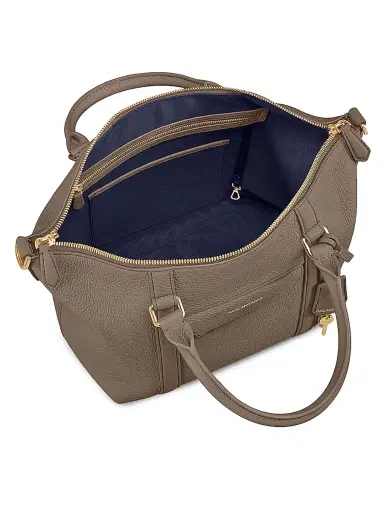 MAISON de SABRÉ Women's Leather Crossbody Weekender Bag - Cashmere Clay | Thumbnail 7 MAISON de SABRÉ Women's Leather Crossbody Weekender Bag - Cashmere Clay | Thumbnail 7
