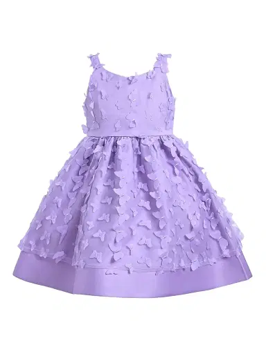 Tulleen Little Girl's & Girl's Mariposa Dress - Lavender | Thumbnail 1 Tulleen Little Girl's & Girl's Mariposa Dress - Lavender | Thumbnail 1