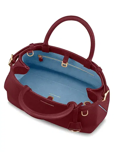 MAISON de SABRÉ Women's The Palais Top Handle Bag - Plum Red | Thumbnail 6 MAISON de SABRÉ Women's The Palais Top Handle Bag - Plum Red | Thumbnail 6
