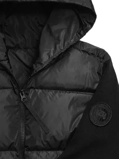 Canada Goose Women's Hybridge Wide Quilt Hooded Puffer Jacket - Black Noir | Thumbnail 7 Canada Goose Women's Hybridge Wide Quilt Hooded Puffer Jacket - Black Noir | Thumbnail 7