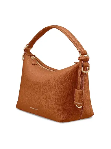 MAISON de SABRÉ Women's Leather Soft Hobo Bag - Pecan Brown | Thumbnail 5 MAISON de SABRÉ Women's Leather Soft Hobo Bag - Pecan Brown | Thumbnail 5
