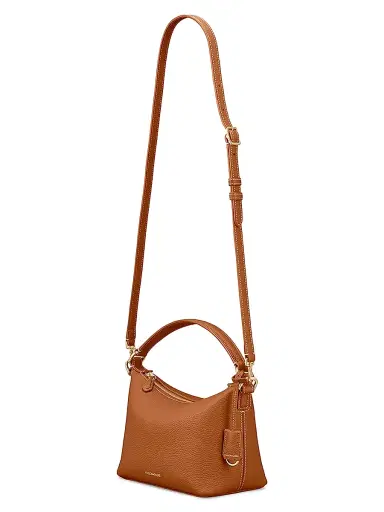 MAISON de SABRÉ Women's Leather Soft Hobo Bag - Pecan Brown | Thumbnail 6 MAISON de SABRÉ Women's Leather Soft Hobo Bag - Pecan Brown | Thumbnail 6