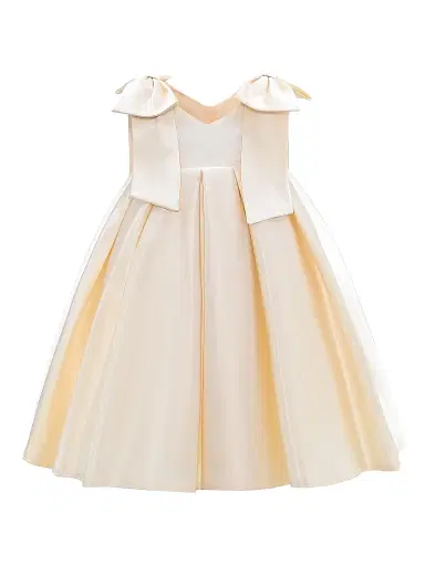 Tulleen Baby Girl's & Little Girl's Palermo Dress - Champagne | Thumbnail 1 Tulleen Baby Girl's & Little Girl's Palermo Dress - Champagne | Thumbnail 1