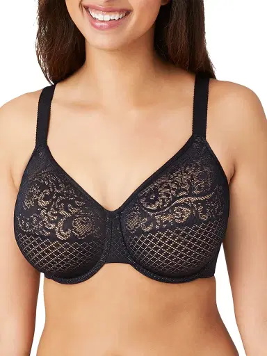 Wacoal Women's Visual Effects Minimizer Bra - Black | Thumbnail 3 Wacoal Women's Visual Effects Minimizer Bra - Black | Thumbnail 3