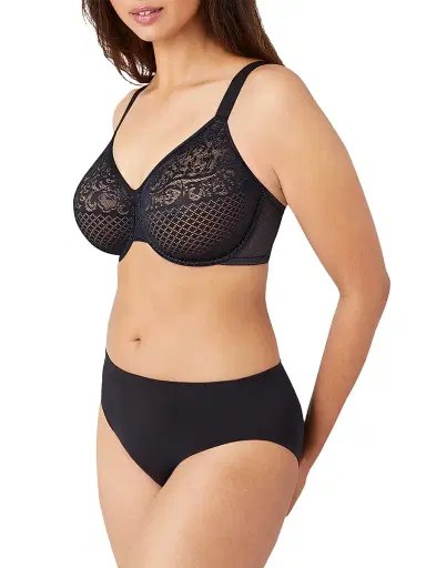 Wacoal Women's Visual Effects Minimizer Bra - Black | Thumbnail 4 Wacoal Women's Visual Effects Minimizer Bra - Black | Thumbnail 4