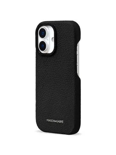 MAISON de SABRÉ Leather Phone Case (iPhone 17) - Black Caviar | Thumbnail 2 MAISON de SABRÉ Leather Phone Case (iPhone 17) - Black Caviar | Thumbnail 2
