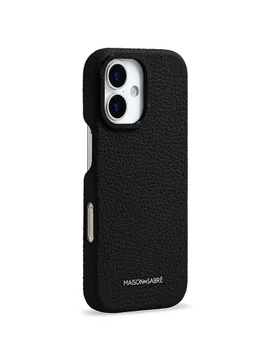 MAISON de SABRÉ Leather Phone Case (iPhone 17) - Black Caviar | Thumbnail 3 MAISON de SABRÉ Leather Phone Case (iPhone 17) - Black Caviar | Thumbnail 3