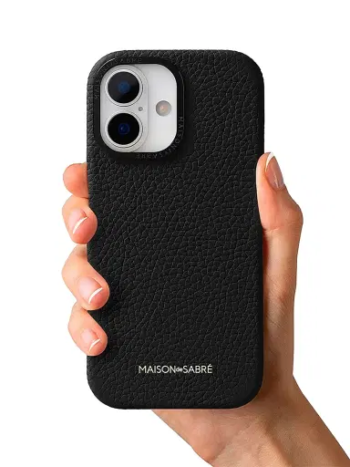MAISON de SABRÉ Leather Phone Case (iPhone 17) - Black Caviar | Thumbnail 5 MAISON de SABRÉ Leather Phone Case (iPhone 17) - Black Caviar | Thumbnail 5