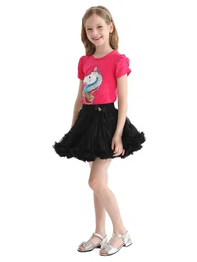 Mimi Tutu Little Girl's & Girl's Bow Tulle Skirt | Thumbnail 5 Mimi Tutu Little Girl's & Girl's Bow Tulle Skirt | Thumbnail 5