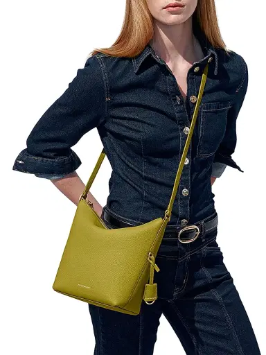 MAISON de SABRÉ Women's The Zipped Crossbody Bag - Martini Green | Thumbnail 2 MAISON de SABRÉ Women's The Zipped Crossbody Bag - Martini Green | Thumbnail 2