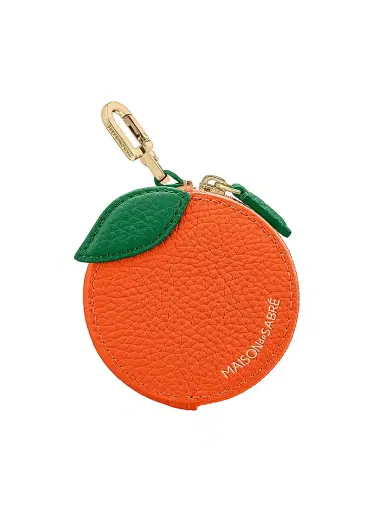 MAISON de SABRÉ Women's The Sabrémoji Fruit Coin Purse - Orange | Thumbnail 1 MAISON de SABRÉ Women's The Sabrémoji Fruit Coin Purse - Orange | Thumbnail 1