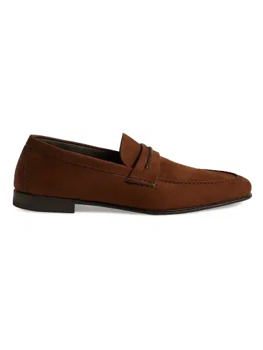 Zegna Men's Secondskin Mocassin Loafers | Thumbnail 1 Zegna Men's Secondskin Mocassin Loafers | Thumbnail 1