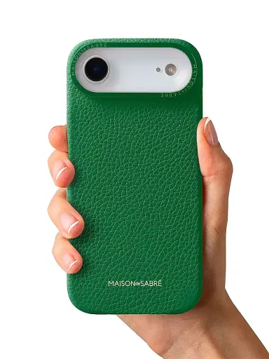 MAISON de SABRÉ Leather Phone Case (iPhone 17 Air) - Emerald Green | Thumbnail 5 MAISON de SABRÉ Leather Phone Case (iPhone 17 Air) - Emerald Green | Thumbnail 5
