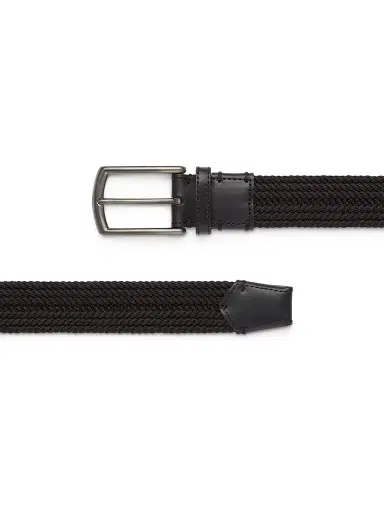 Zegna Men's Braided Rayon Belt | Thumbnail 2 Zegna Men's Braided Rayon Belt | Thumbnail 2