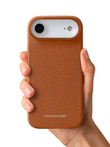 MAISON de SABRÉ Leather Phone Case (iPhone 17 Air) - Pecan Brown | Thumbnail 5 MAISON de SABRÉ Leather Phone Case (iPhone 17 Air) - Pecan Brown | Thumbnail 5
