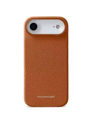 MAISON de SABRÉ Leather Phone Case (iPhone 17 Air) - Pecan Brown | Thumbnail 1 MAISON de SABRÉ Leather Phone Case (iPhone 17 Air) - Pecan Brown | Thumbnail 1