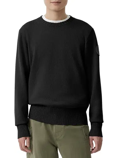 Canada Goose Men's Rosseau Wool Crewneck Sweater | Thumbnail 3 Canada Goose Men's Rosseau Wool Crewneck Sweater | Thumbnail 3