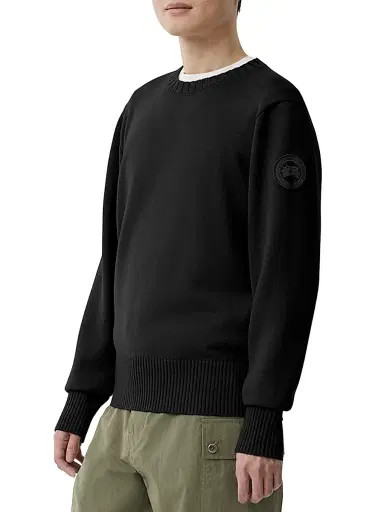 Canada Goose Men's Rosseau Wool Crewneck Sweater | Thumbnail 4 Canada Goose Men's Rosseau Wool Crewneck Sweater | Thumbnail 4
