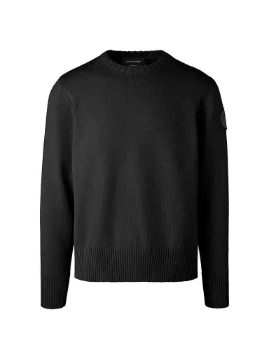 Canada Goose Men's Rosseau Wool Crewneck Sweater | Thumbnail 1 Canada Goose Men's Rosseau Wool Crewneck Sweater | Thumbnail 1