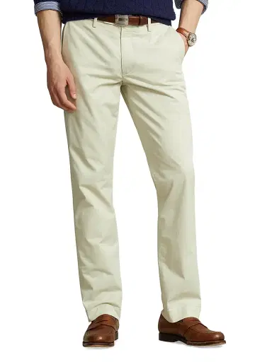 Polo Ralph Lauren Men's Stretch Straight-Fit Chino Pants - Basic Sand | Thumbnail 3 Polo Ralph Lauren Men's Stretch Straight-Fit Chino Pants - Basic Sand | Thumbnail 3