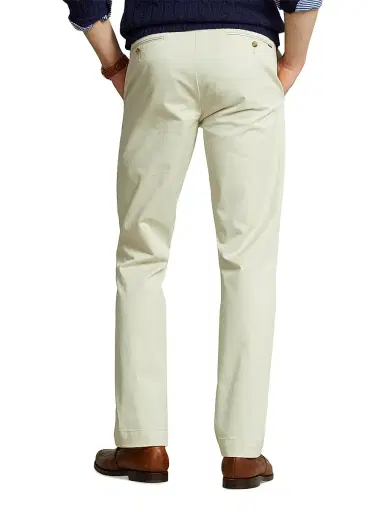 Polo Ralph Lauren Men's Stretch Straight-Fit Chino Pants - Basic Sand | Thumbnail 4 Polo Ralph Lauren Men's Stretch Straight-Fit Chino Pants - Basic Sand | Thumbnail 4