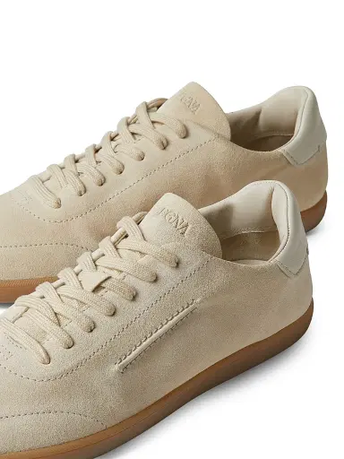 Zegna Men's 232 Suede Sneakers - Light Beige - Size 13 | Thumbnail 5 Zegna Men's 232 Suede Sneakers - Light Beige - Size 13 | Thumbnail 5