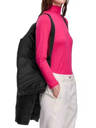 Canada Goose Women's Elba Puffer Bomber Jacket - Black Noir | Thumbnail 6 Canada Goose Women's Elba Puffer Bomber Jacket - Black Noir | Thumbnail 6